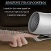 USB Table Fan  Airkoul Small Personal Electric Fan  PC/Laptop Cooling Fan with Twin Turbo Blades for Home  Office  Travel -(Dual Motor Driver  Touch Control  Whisper Quiet)-White - B07DKYYVSJ